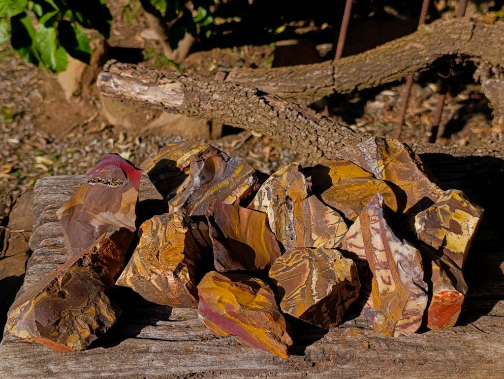 Natural Nguni Jasper Cobbed Specimens x 12 From Prieska, South Africa - Toprock Gemstones and Minerals 