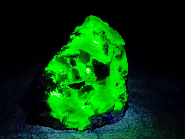 Natural Fluorescent Hyalite Opal Specimens x 2 From Erongo, Namibia