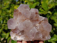 Natural Amethyst Spirit Quartz Clusters x 2 From Boekenhouthoek, South Africa