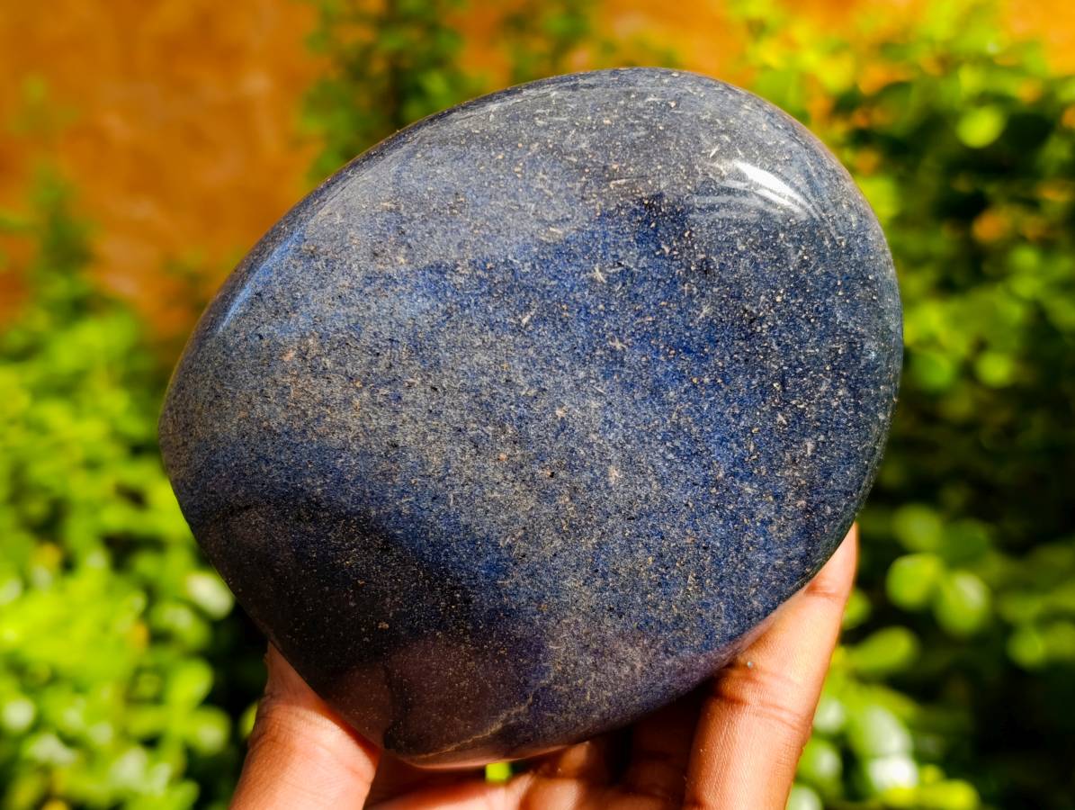Polished Lazulite Standing Free Forms x 2 From Madagascar - Toprock Gemstones and Minerals 