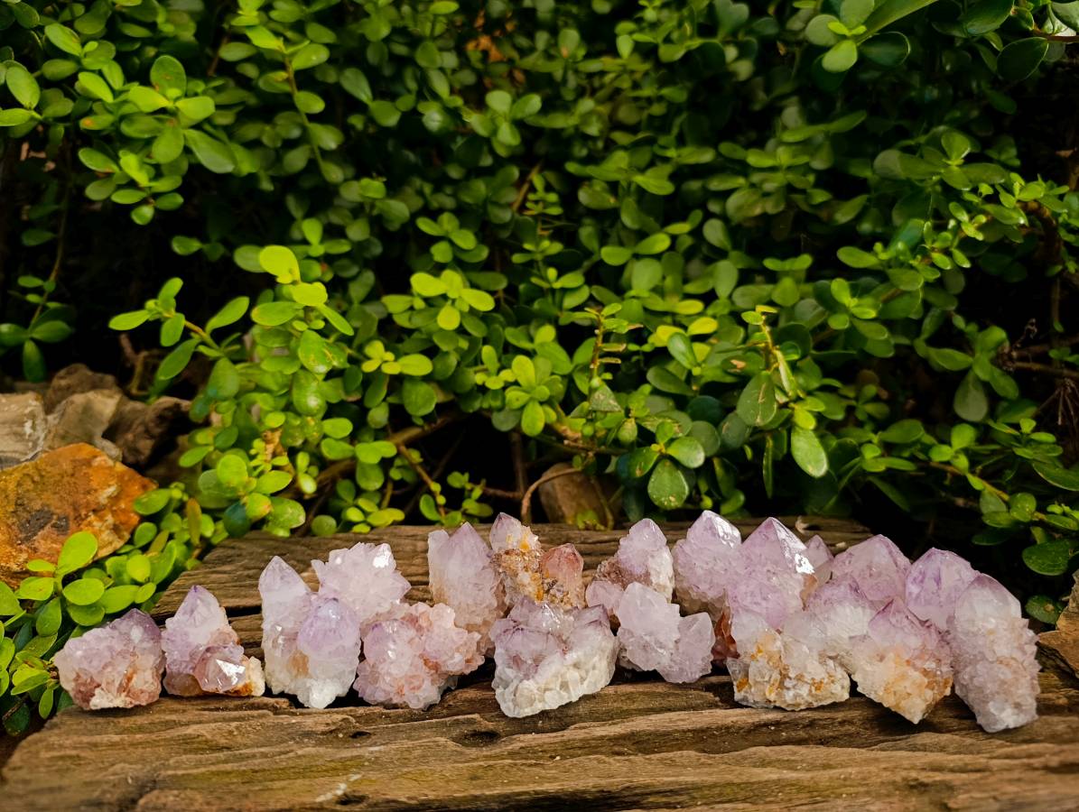 Natural Amethyst Spirit Quartz Specimens x 35 From Boekenhouthoek, South Africa - Toprock Gemstones and Minerals 