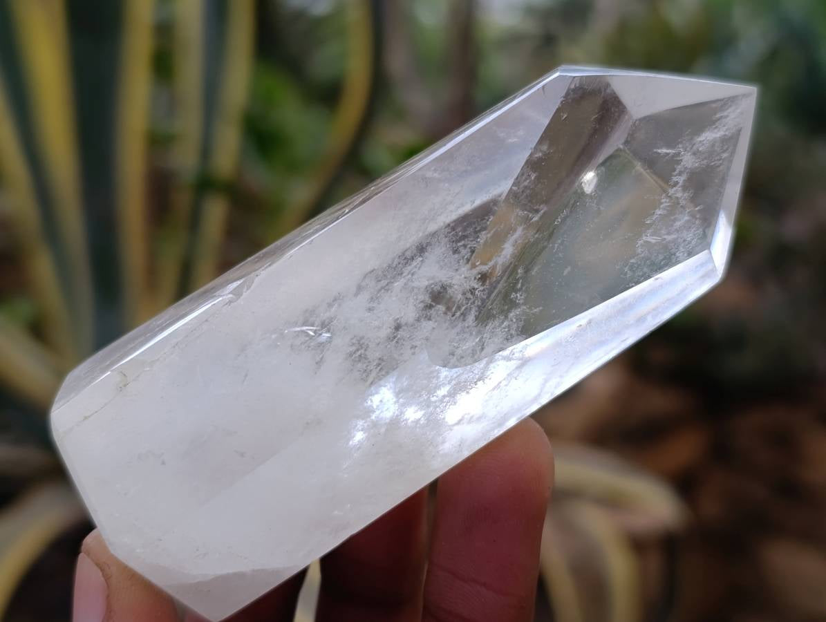 Polished Clear Quartz Crystals x 6 From Madagascar - Toprock Gemstones and Minerals 
