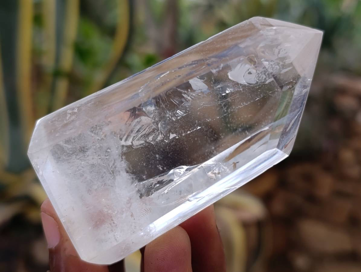 Polished Clear Quartz Crystals x 6 From Madagascar - Toprock Gemstones and Minerals 