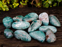 Polished Emerald Mtorolite Free Forms x 12 From Mutorashanga, Zimbabwe - Toprock Gemstones and Minerals 