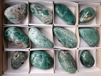 Polished Emerald Mtorolite Free Forms x 12 From Mutorashanga, Zimbabwe - Toprock Gemstones and Minerals 
