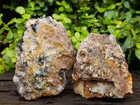 Natural Fluorescent Hyalite Opal Specimens x 2 From Erongo, Namibia - Toprock Gemstones and Minerals 
