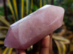 Polished Double Terminated Rose Quartz Points x 6 Madagascar - Toprock Gemstones and Minerals 