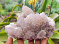 Natural Smokey Amethyst Spirit Quartz Clusters x 2 From South Africa
