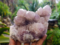 Natural Smokey Amethyst Spirit Quartz Clusters x 2 From South Africa