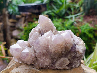 Natural Smokey Amethyst Spirit Quartz Clusters x 2 From South Africa