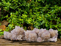 Natural Smokey Amethyst Spirit Quartz Clusters x 2 From South Africa