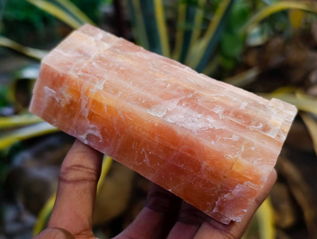 Natural Sunset Orange Calcite Specimens x 5 From Spitzkop, Namibia - Toprock Gemstones and Minerals 