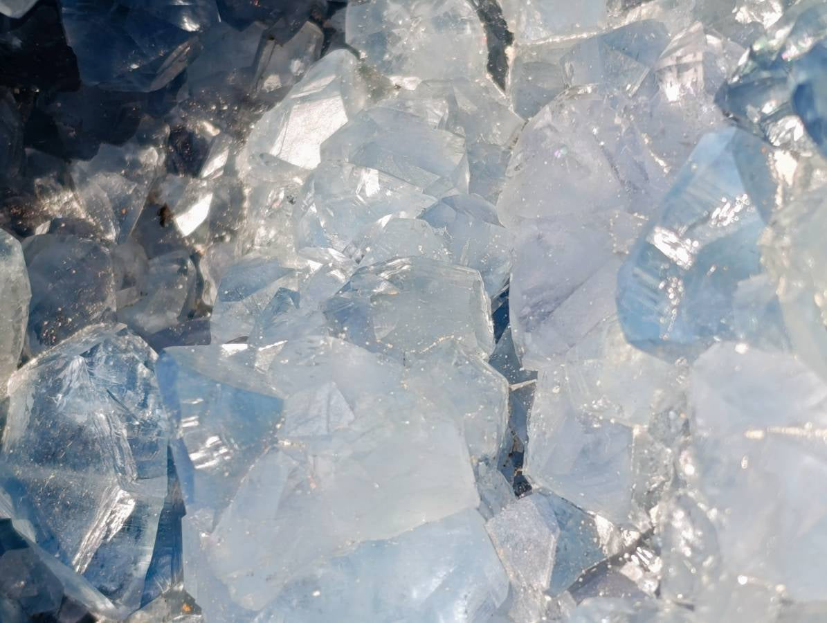 Natura Celestite Geode Specimen x 1 From Sakoany, Madagascar - Toprock Gemstones and Minerals 