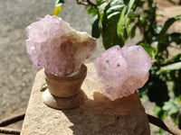 Natural Sunburst Amethyst Spirit Quartz Clusters x 12 From Boekenhouthoek, South Africa
