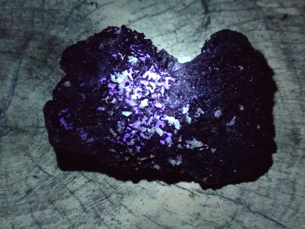 Natural Schorl Black Tourmaline With Cubic Fluorite Specimens x 2 From Namibia - Toprock Gemstones and Minerals 