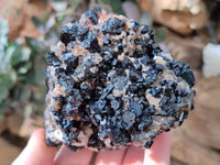 Natural Schorl Black Tourmaline With Cubic Fluorite Specimens x 2 From Namibia