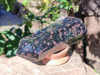 Polished Mixed Iolite Water Sapphire Items x 2 From South Africa