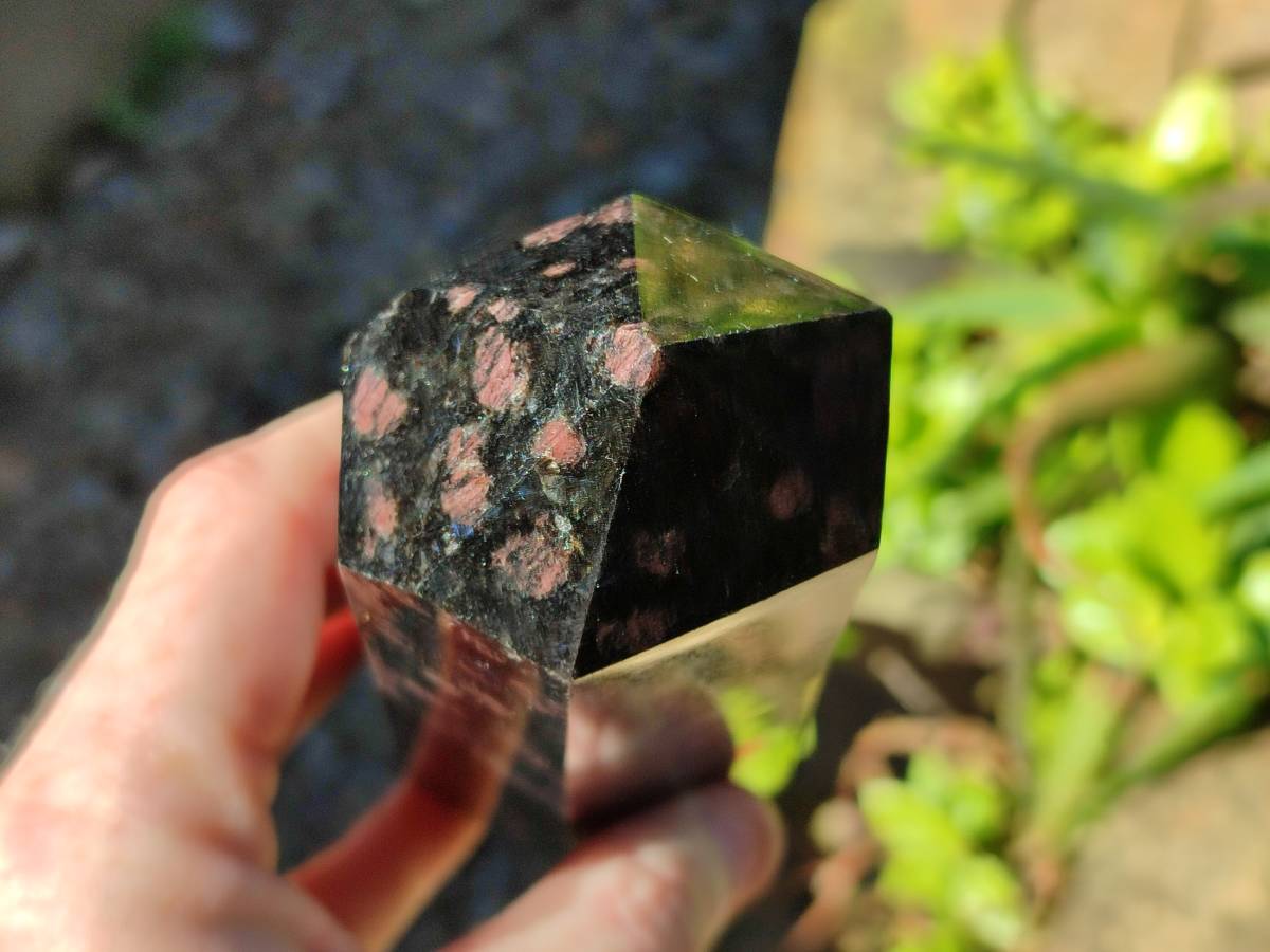 Polished Mixed Iolite Water Sapphire Items x 2 From South Africa - Toprock Gemstones and Minerals 