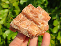 Natural Sunset Orange Calcite Specimens x 15 From Spitzkop, Namibia