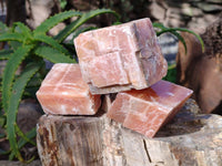 Natural Sunset Orange Calcite Specimens x 15 From Spitzkop, Namibia