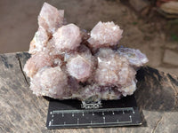 Natural Amethyst Spirit Quartz Clusters x 3 From Boekenhouthoek, South Africa