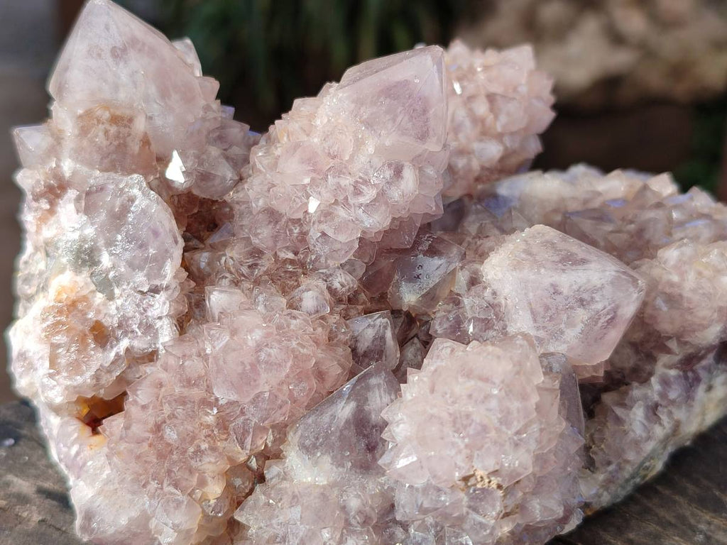 Natural Amethyst Spirit Quartz Clusters x 3 From Boekenhouthoek, South Africa - Toprock Gemstones and Minerals 