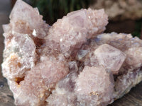 Natural Amethyst Spirit Quartz Clusters x 3 From Boekenhouthoek, South Africa