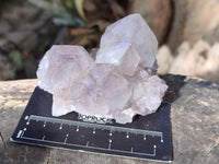 Natural Amethyst Spirit Quartz Clusters x 3 From Boekenhouthoek, South Africa