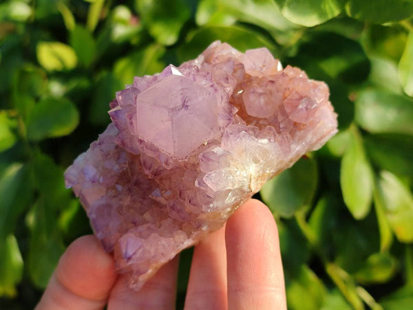 Natural Amethyst Spirit Quartz Clusters x 3 From Boekenhouthoek, South Africa