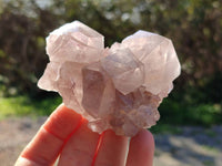 Natural Amethyst Spirit Quartz Clusters x 3 From Boekenhouthoek, South Africa
