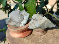 Natural Smokey Quartz Crystals x 5 From Brandberg, Namibia