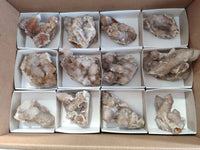 Natural Fairy Spirit Quartz Clusters x 12 From Boekenhouthoek, South Africa
