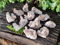 Natural Fairy Spirit Quartz Clusters x 12 From Boekenhouthoek, South Africa