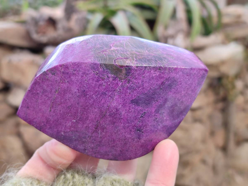 Polished Stichtite Free Forms x 4 From Barberton, South Africa - Toprock Gemstones and Minerals 