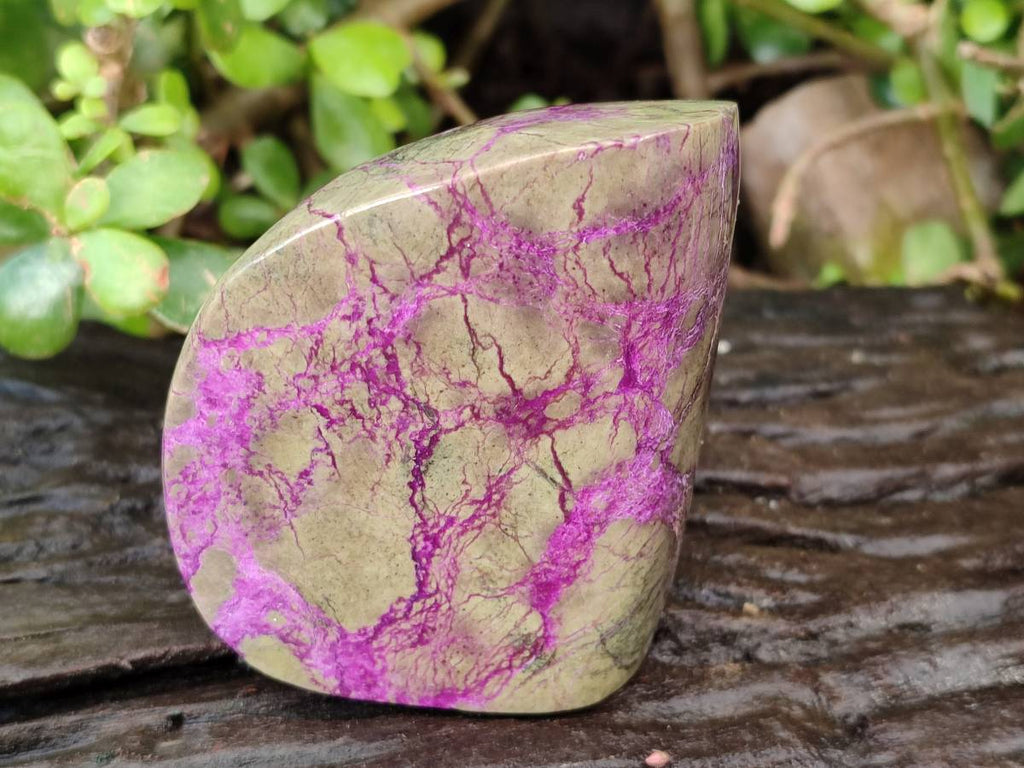 Polished Stichtite Free Forms x 4 From Barberton, South Africa - Toprock Gemstones and Minerals 