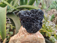 Natural Schorl Black Tourmaline Specimens x 2 From Namibia