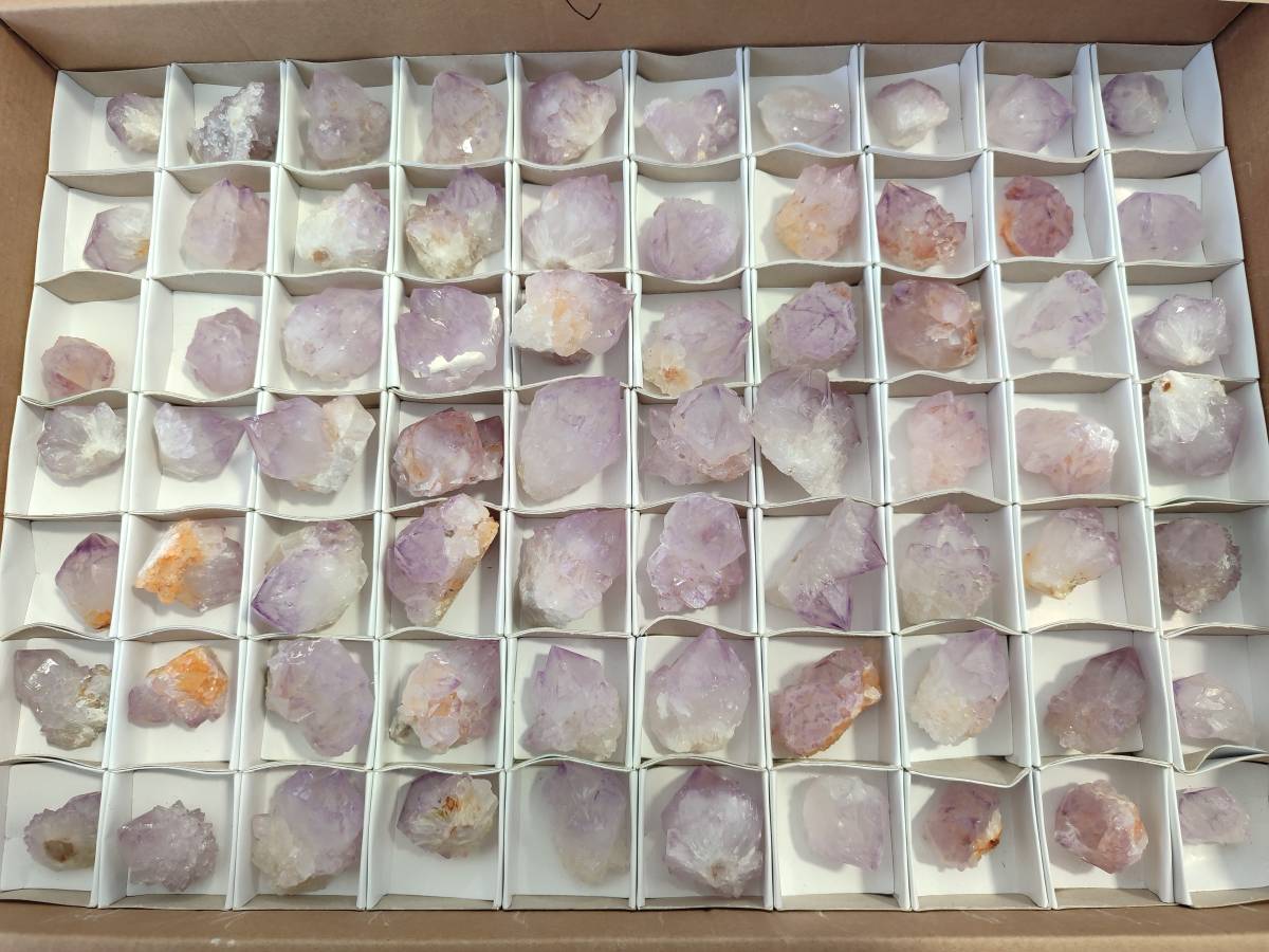 Natural Amethyst Spirit Quartz Crystals x 70 From Boekenhouthoek, South Africa - Toprock Gemstones and Minerals 