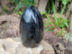 Polished Black Tourmaline Standing Free Form x 1 From Madagascar - Toprock Gemstones and Minerals 