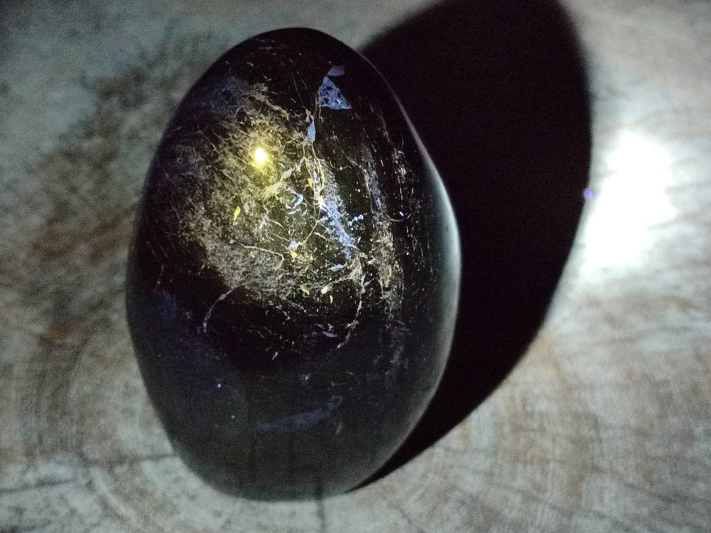 Polished Black Tourmaline Standing Free Form x 1 From Madagascar - Toprock Gemstones and Minerals 