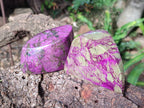 Polished Stichtite Free Forms x 4 From Barberton, South Africa - Toprock Gemstones and Minerals 