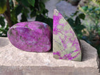 Polished Stichtite Free Forms x 4 From Barberton, South Africa - Toprock Gemstones and Minerals 