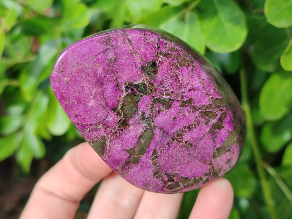 Polished Stichtite Free Forms x 4 From Barberton, South Africa - Toprock Gemstones and Minerals 