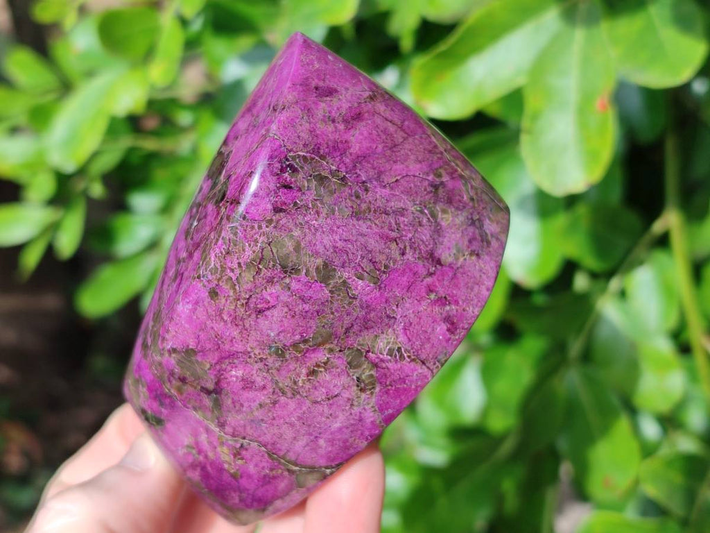Polished Stichtite Free Forms x 4 From Barberton, South Africa - Toprock Gemstones and Minerals 