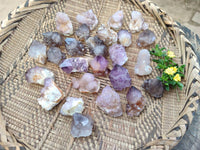 Natural Amethyst Spirit Quartz Crystals x 35 From Boekenhouthoek, South Africa