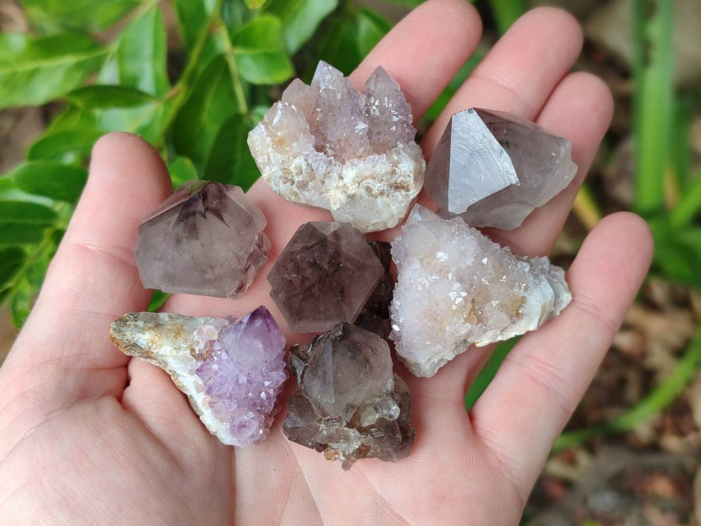 Natural Amethyst Spirit Quartz Crystals x 35 From Boekenhouthoek, South Africa - Toprock Gemstones and Minerals 