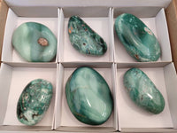 Polished Emerald Mtorolite Free Forms x 6 From Mutorashanga, Zimbabwe - Toprock Gemstones and Minerals 
