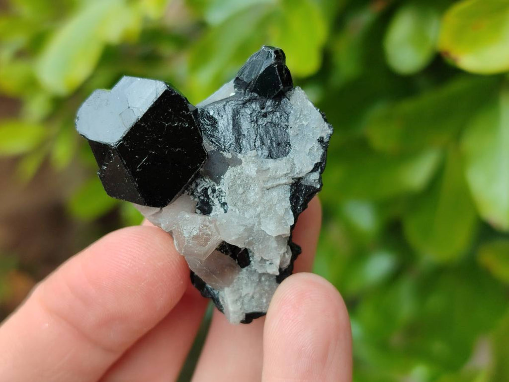 Natural Schorl Black Tourmaline Specimens x 35 From Namibia - Toprock Gemstones and Minerals 