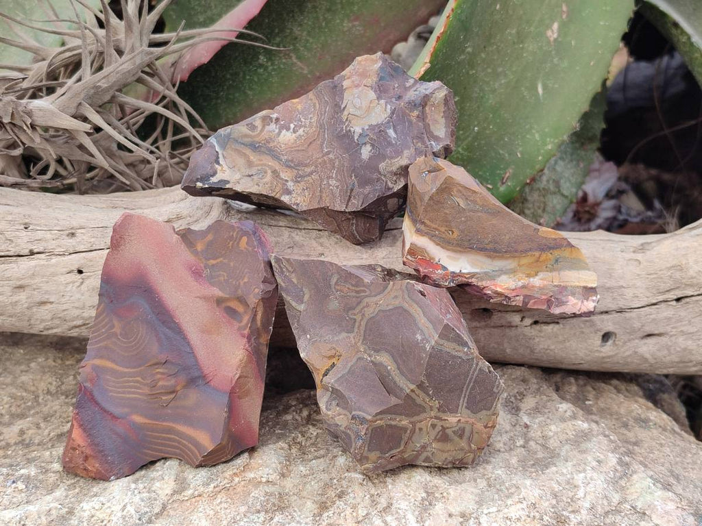 Natural Nguni Jasper Cobbed Specimens x 24 From Prieska, South Africa - Toprock Gemstones and Minerals 