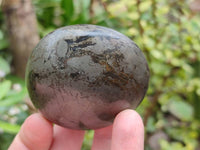 Polished Rare Pharaoh Stone Pyrite in Basalt Palm Stones x 6 Iron Duke Mine, Zimbabwe - Toprock Gemstones and Minerals 