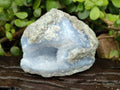 Natural Blue Lace Agate Geode Specimens x 6 From Malawi - Toprock Gemstones and Minerals 